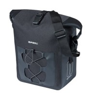 Sakwa pojedyncza BASIL NAVIGATOR WATERPROOF SINGLE PANNIER BAG M 12-15 L, Hook On System, wodoodporna, black