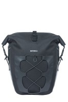 Sakwa pojedyncza BASIL NAVIGATOR WATERPROOF SINGLE PANNIER BAG L 25-31 L, Hook On System, wodoodporna, black