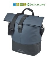 Sakwa pojedyncza BASIL COVE BICYCLE SHOPPER 14-16L, MIK Hooks, navy/black