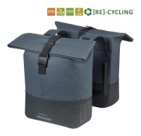 Sakwa podwójna BASIL COVE DOUBLE PANNIER BAG 28-32L, Universal Bridge System, navy/black