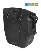 Sakwa pojedyncza BASIL RIVO L SINGLE PANNIER BAG 25-31L, MIK Hooks, wodoodporna, black